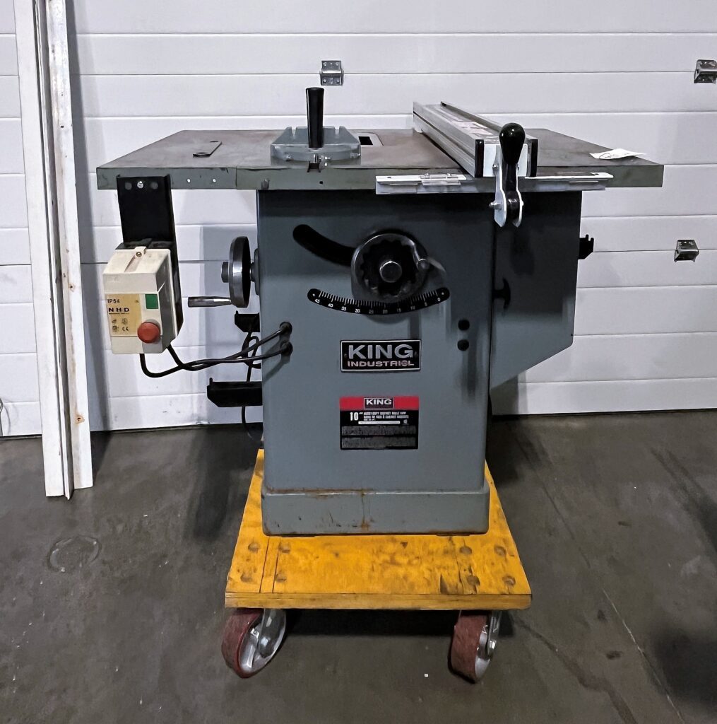 King 3 HP Table Saw