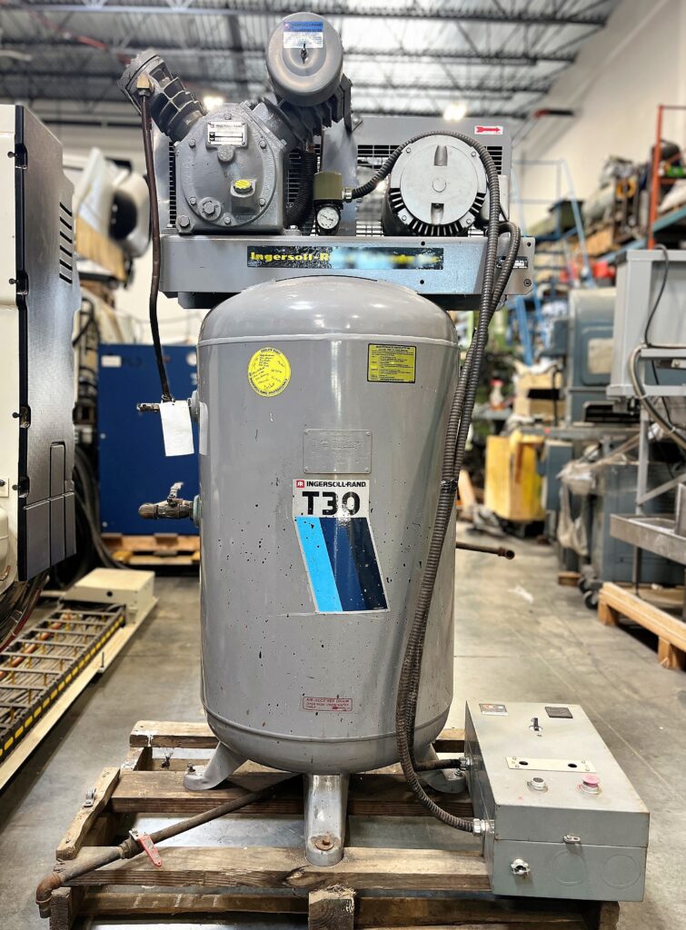 Used Ingersoll Rand T30 5 HP Piston Compressor