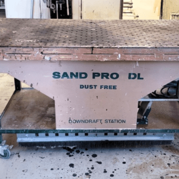 Sandpro DL7236 Down Draft Table