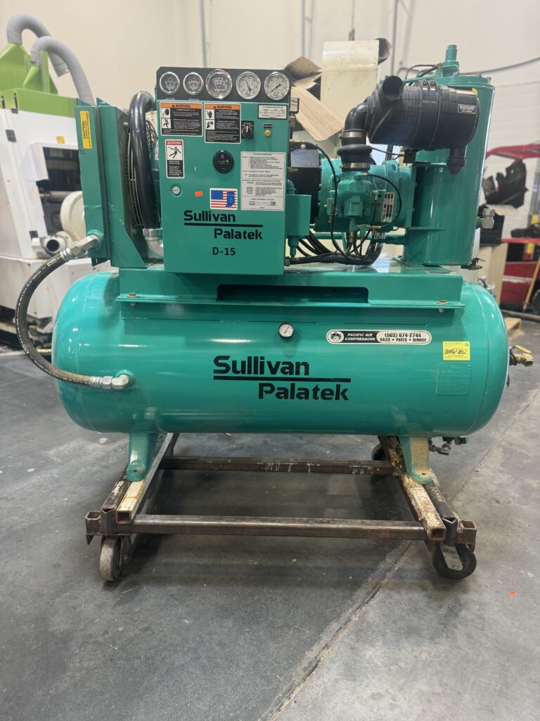 Sullivan Palatek 15DTW 15 HP Screw Compressor
