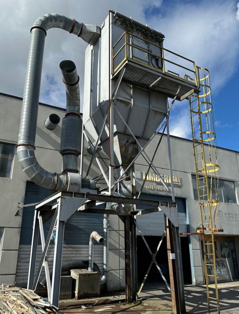 Used Allied Dust collector 40hp 14,000 cfm