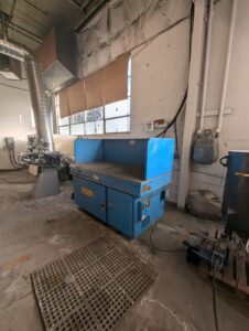 Used Denray 3672G Downdraft Table