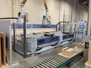 Used Homag Centateq T-700 Twin Table CNC Router NEW Condition