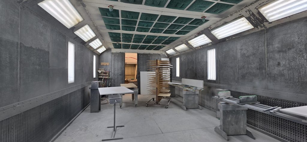 Closed Paint Booth