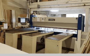Used Schelling FXH330 front load panel saw