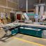 Used Martin T70 sliding table saw NC controlled